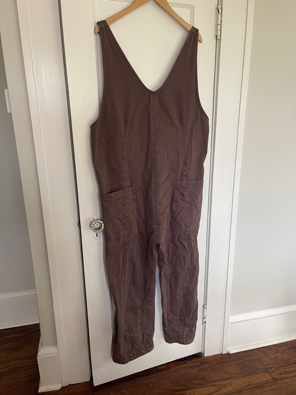 We The Free Brown High Roller Overalls